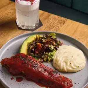 Salmon Agridulce Malanga