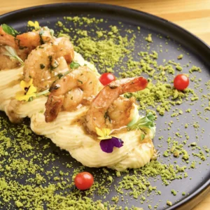 Langostinos en Coco y Curry